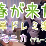 ハーモニカ 練習用 動画UPしました「春が来た」(童謡)。