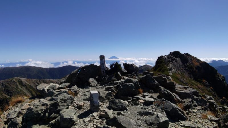 南アルプス 塩見岳(3047m) 登山 【2018/09/27~29】☆2日目と3日目の写真☆